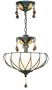 World Imports Lighting 1273-97 Hitallo 3-Light Semi Flush Fixture, Dark Antique Bronze