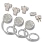 Westek ALV30HC 20-Watt Halogen Line Voltage Accent Light Kit, 3 Pack, White