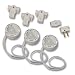 Westek ALV30HC 20-Watt Halogen Line Voltage Accent Light Kit, 3 Pack, White
