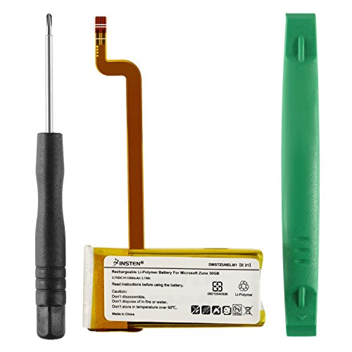 Insten 1000mah Hi-Cap Battery for Zune 1s Gen 30GB 30G+Tool
