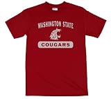 Washington State Cougars 100-Percent Cotton School Spirit Short Sleeve T-Shirt