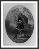 Historic Print (L): [Edwin Forrest, full-length portrait, standing facing left, as MacBeth (Act IV, Scene 1)
