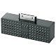 ELECOM iPod用ステレオミニスピーカー Sound Block ブラック ASP-P300BK