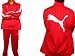 PUMA プーマ シャドー ジャージジャケット&ジャージパンツ 上下セット 862216-08-862217-08 レッド×ホワイト