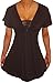 Funfash Plus Size Top Made in USA Empire Waist Black Lace Women's Shirt Blouse