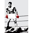 Muhammad Ali (Red Gloves, Huge) Sports Poster Print - 39x55