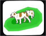 Mouse Pad with bulldog, pair, dog, pug, puppies