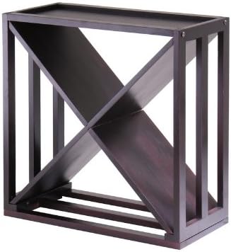 # 92104 MPN: 92104 Winsome Kingston Modular and Stackable "X" Wine Cubby in Espresso ...