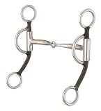 Kelly Silver Star Training Snaffle - Antique Brown - 5 Mouth