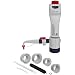 BrandTech Glass Adjustable Volume Dispensette lll Digital Bottletop Dispenser with SafetyPrime Valve