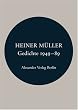 Gedichte 1949 - 1989