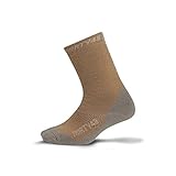 Anti-Bacterial Wool Cushioned Hiking Socks by Thirty48 - "The Sock Geeks", Hk Series, Thermal Crew Socks; 1 Pair Set; Anti-Odor Moisture Wicking Poly; Minimize Friction and Soothe Aching Muscles; Great for Hiking, Mountain Climbing, Winter, Outdoor, Boots, Camping, Travel; Money Back Guarantee
