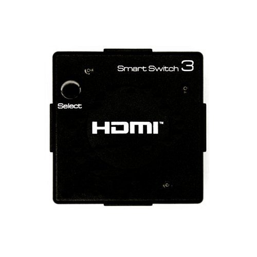 High Grade - 3 Port HDMI AUTO SWITCHER / SPLITTER - 3 x 1 Mini Hub Box (3 way input to 1 output) Supports 1080p Full HD v1.3b HDMI - SMART Automatic Switching