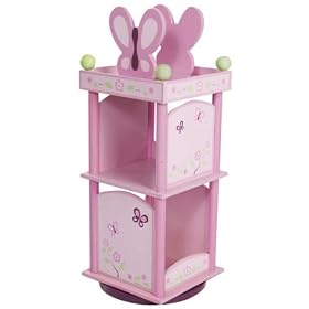 Levels of Discovery Sugar Plum Revolving Bookcase by Levels of Discovery