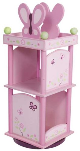 Levels of Discovery Sugar Plum Revolving Bookcase