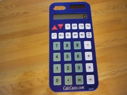 iPhone 5 &amp; 5S Working Calculator Case - Blue New Version 2