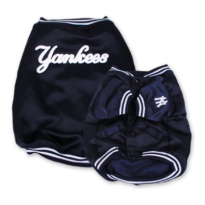 New York Yankees Baseball Dog Puppy Pet Dugout Jacket Coat SMALL Officially Licensed