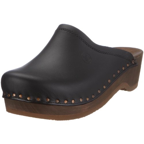 Berkemann Unisex - Adults Natur Toeffler 407 Clogs & Mules Black EU 42