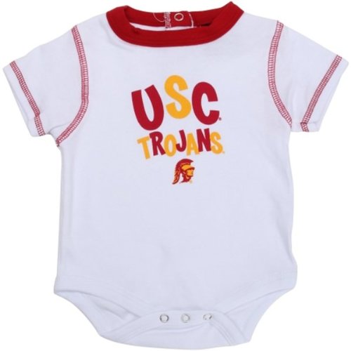 USC Trojans White Infant Onesie 0 - 3 Months Team Colors