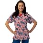 Tafford Old Glory 2 Pocket Scrub Top