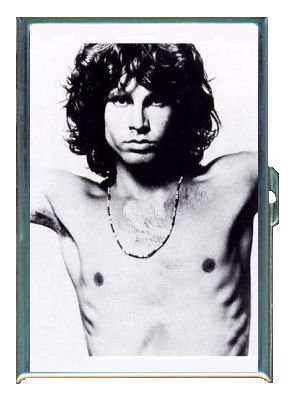 ID CREDIT CARD HOLDER OR CIGARETTE CASE: THE DOORS JIM MORRISON CLASSIC BY PENNY SILVER