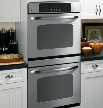 JTP55SMSS 30 Double Electric Wall Oven with Two 4.4 cu. ft. Ovens Hidden Bake Oven Interior