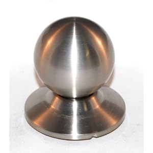 Chestnut Hill Satin Nickel Dummy Doorknob Pair by 