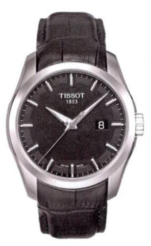 Tissot Couturier Black Dial Mens Watch T0354101605100