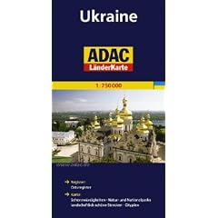 ADAC L�nderkarte Ukraine 1:175.000: Mit Kennzeichnung von Sehensw�rdigkeiten, landschaftlich sch�nen Strecken sowie Natur- und Nationalparks. Mit Ortsregister und Reiseinformationen