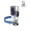 Kapselst�nder f�r Tassimo Neu drehbar und passend f�r 48 T-Disc 6 Drahthalter Farbe schwarz f�r jeweils 8 Kapseln wichtig Sie k�nnen 6 Sorten griffbereit lagern