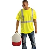 Yellow Flame Retardant Polyester Class 2 Classis Wicking T-Shirt With Whisk-It Treatment, 2