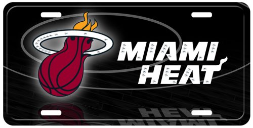 Miami Heat Street Flair Plate
