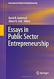 Essays in public sector entrepreneurship