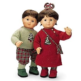 <b>American Girl Bitty Baby Twins Festive Plaid Outfits</b>