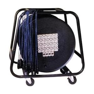 AV Link 28-Channel Snake with Rolling Reel, 30 Meters by