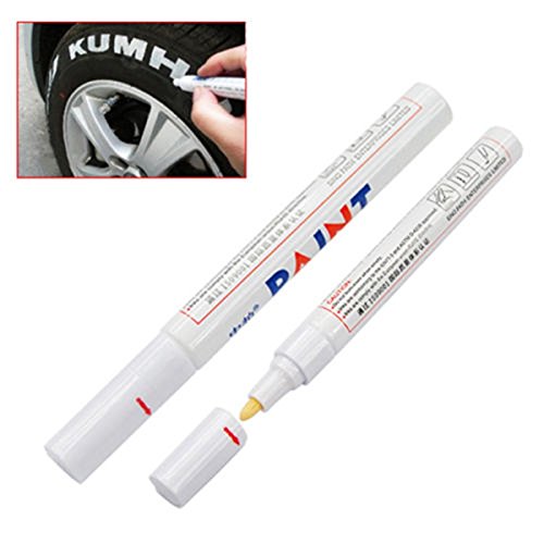EFORCAR 1Pcs Universal Waterproof Paint Marker Pen Car Tyre Tire Tread Rubber