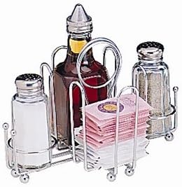 Table Organiser Chrome plated wire. Cruets not included.