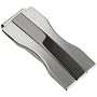 Kenneth Cole REACTION Men's Brushed Imitation Rhodium Hourglass Shape Money Clip