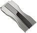 Kenneth Cole REACTION Men's Brushed Imitation Rhodium Hourglass Shape Money Clip,Nickel/Silver,One Size