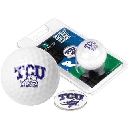 Texas Christian Horned Frogs Tcu Ncaa Collegiate Logo Golf Ball Ball Marker