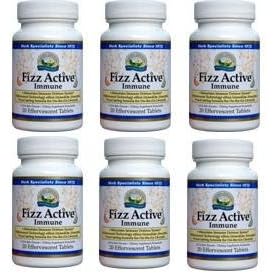 FIZZ ACTIVE-IMMUNE, Dietary Supplement, 20 Tablets, TOTAL 6 BOTTLES, SAVING PACK "FAST SHIPPING"
