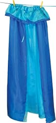 Sarah's Silks Reversible Blue/Turquoise Silk Cape