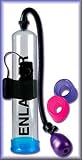 Includes Penis Enhancement Ring - Big Man's Vibrating Men's Personal Enlarger Vacuum Penis Pump