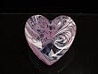 Lavender Bijou Glass Heart Swirl