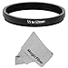 Goja 55-52mm Step-Down Adapter Ring (55mm Lens to 52mm Accessory) + Premium MagicFiber Microfiber Lens Cleaning Cloth
