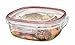 Rubbermaid Lock-Its Square Food Storage Container with Easy Find Lid, 9 Cup, Racer Red
