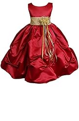 Girls Ankle Length Flower-Girl Dress/Pageant Dress 