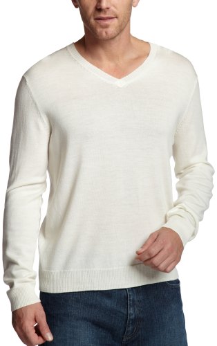 BestPrices Calvin Klein Men's Long Sleeve Merino Driver V-Neck Sweater,Arlington,X-Large
