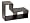 Winsome 92130 Espresso Beechwood STORAGE SHELF STACKABLE L-SHAPE