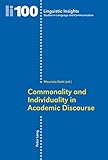 Commonality and individuality in academic discourse
